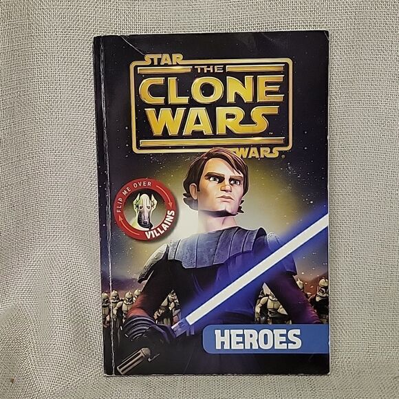 Star Wars The Clone War paperback books VHS movie, hot wheels car - Picture 11 of 15